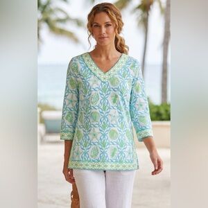 Gretchen Scott Cotton Tunic